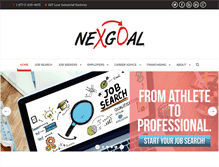 Tablet Screenshot of nexgoal.com